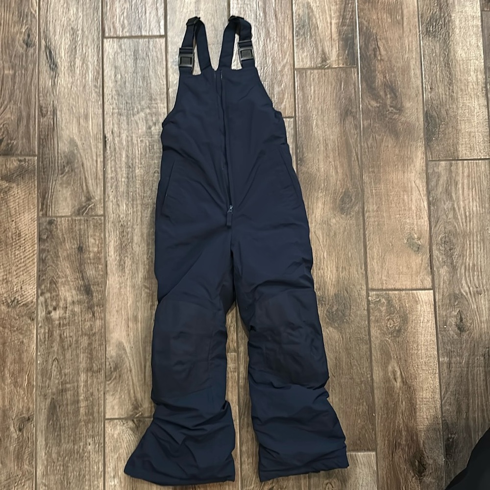 Lands End Kids Slim Squall Waterproof Insulated Iron Knee Snow Bib